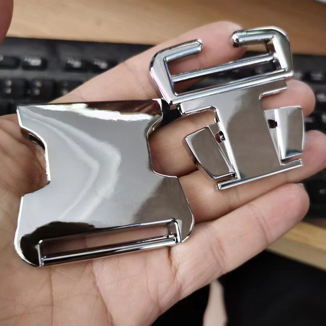 1.5 New Style 40mm Quick Release Silver Metal Buckle 4Pcs DIY